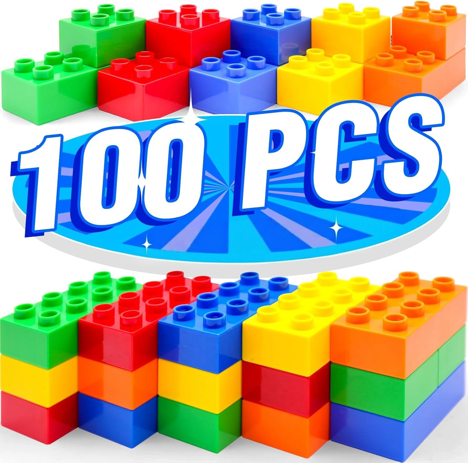 WYSWYG Large building blocks set - 100pcs