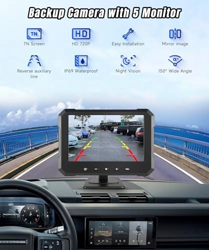 Backup Camera - 1080P + Camera Monitor