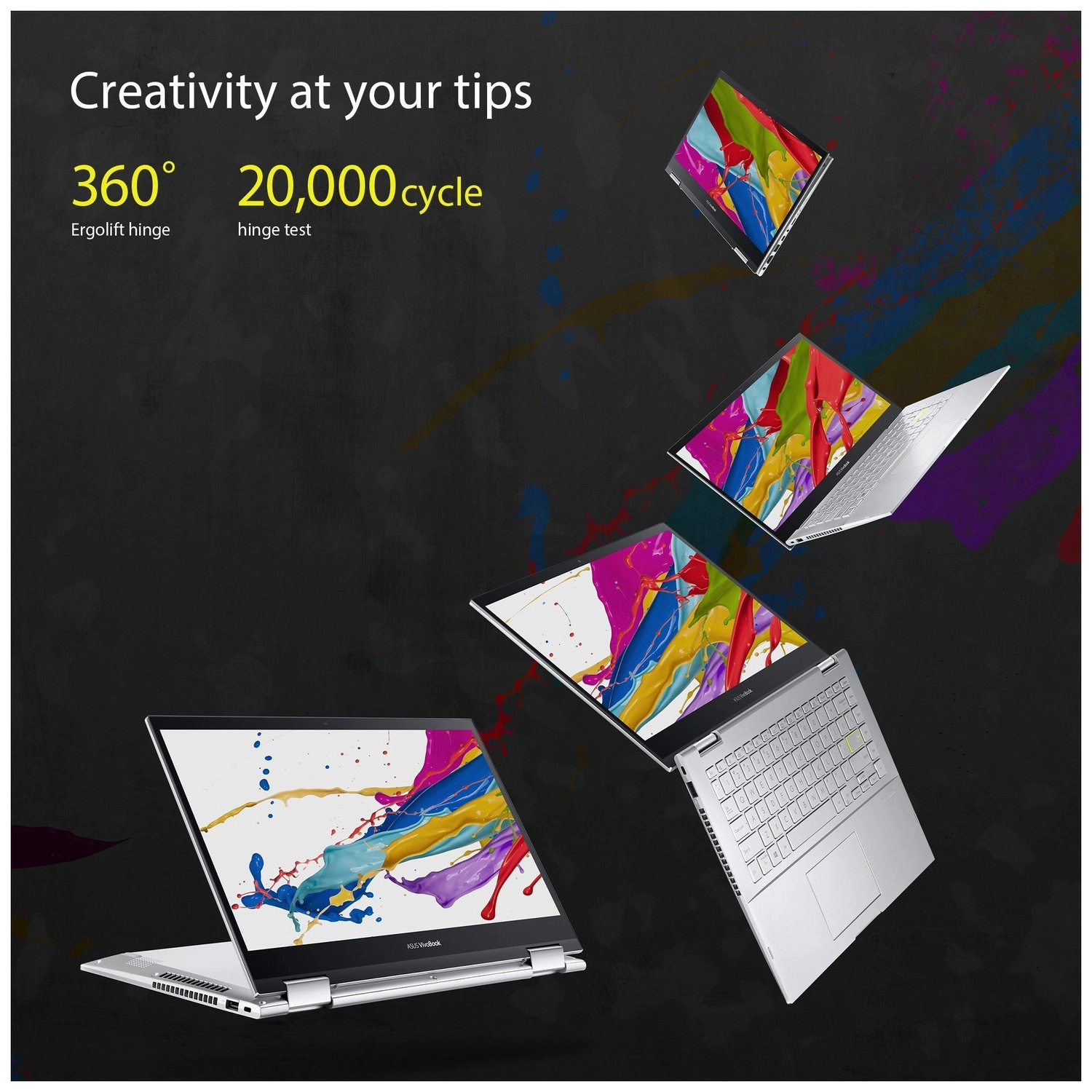 Vivobook Flip 14 TP470EA-EC511W - 14'' Core i3-1115G4 8GB DDR4 256GB SSD