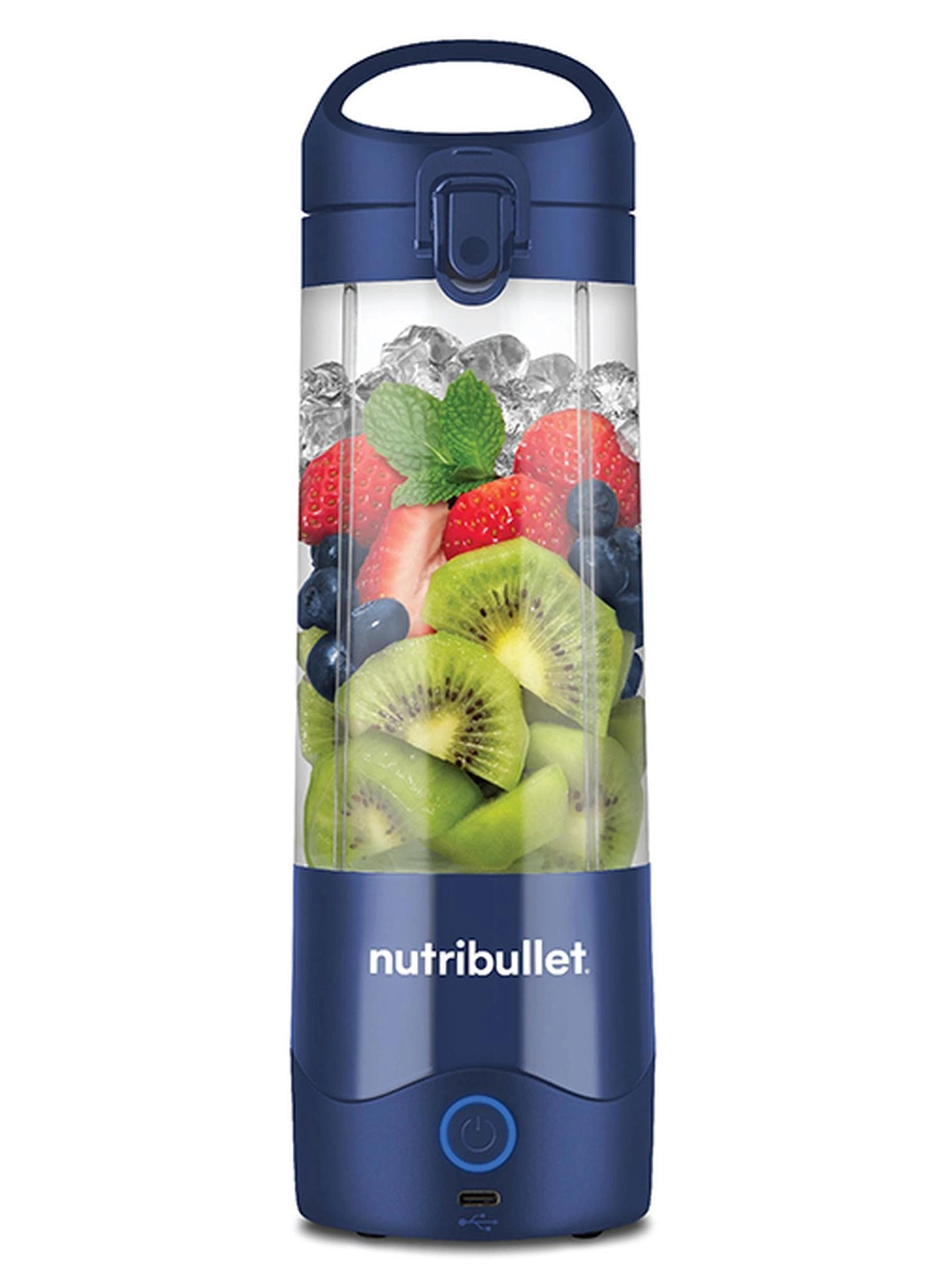 NutriBullet BD-BX630A-23 - Portable Blender with USB-C Rechargeable Battery and Handled Sip Lid