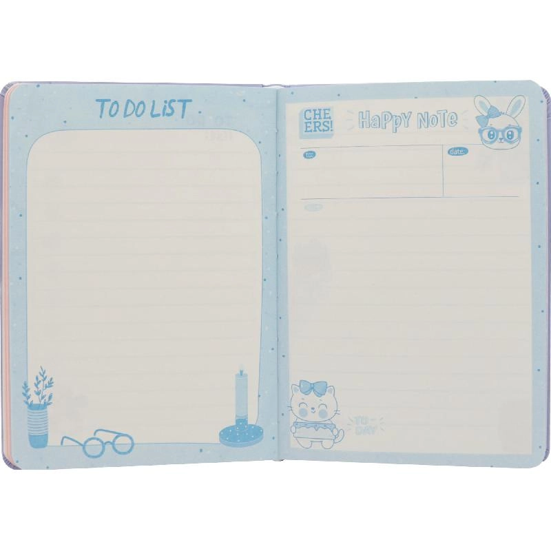Notebook 19 X 26 cm Spiral - Grid 100 Sheets