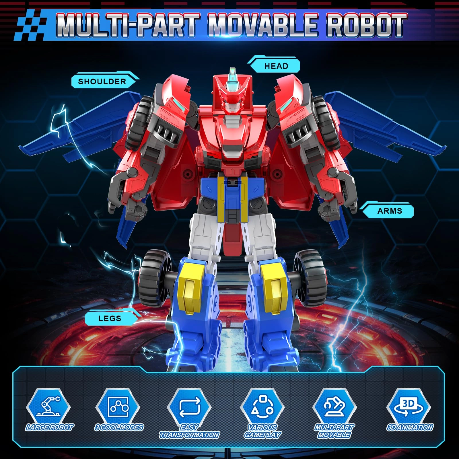 QUANTUM HEROES DINOSTER - Raptor Bolt Wing
