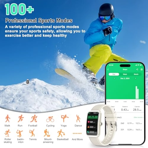 Fitness Tracker - 24/7 Heart Rate Blood Oxygen Sleep Tracker