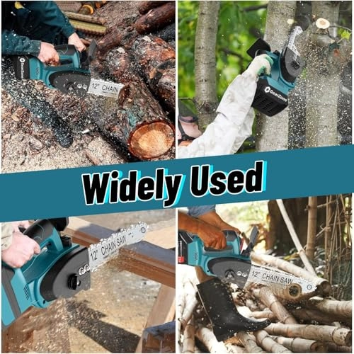 Cordless Electric Brushless Chainsaw - 2200 Watts