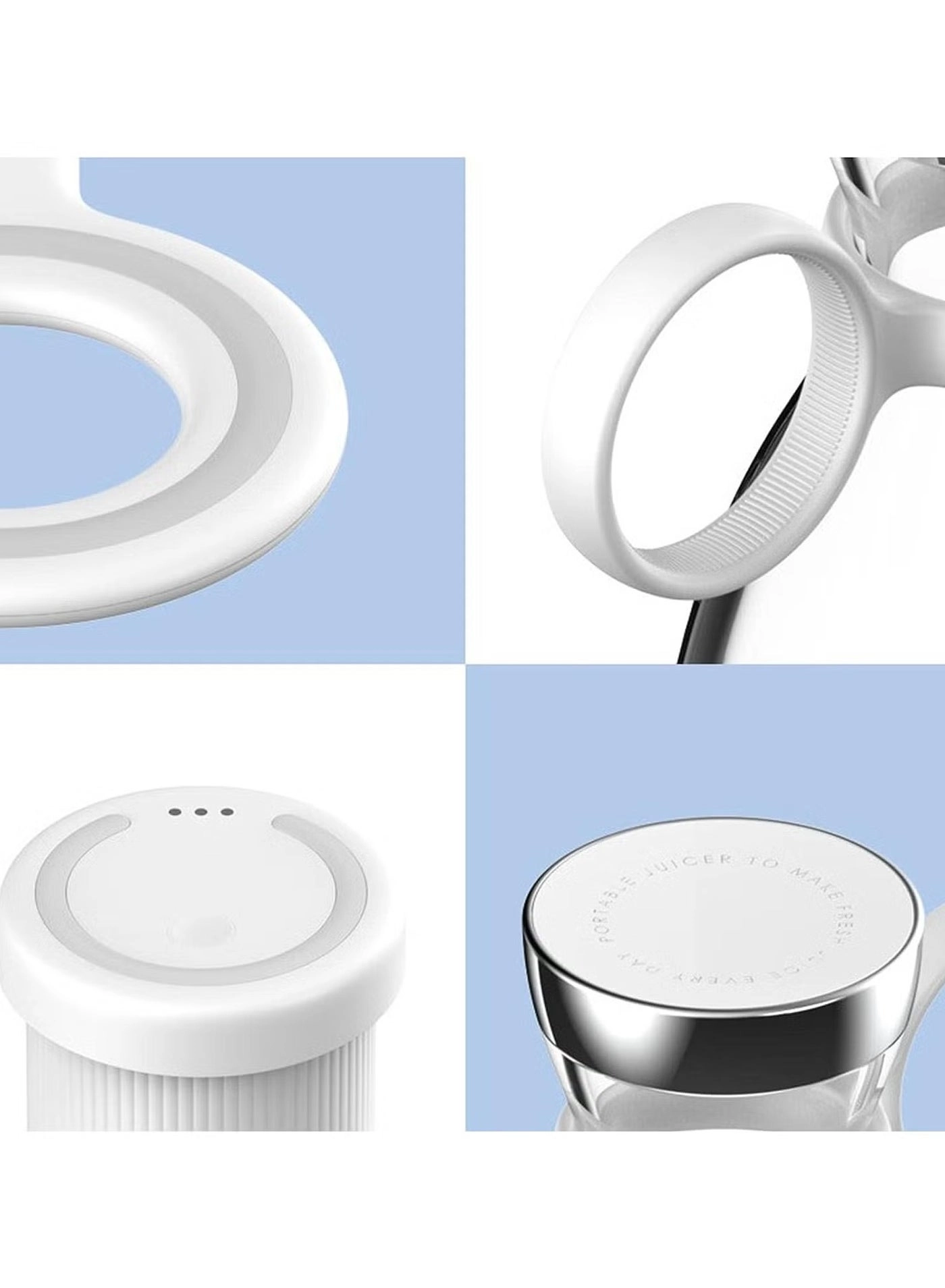 Portable Mini Blender - USB Charging Magnetic Suction Rechargeable