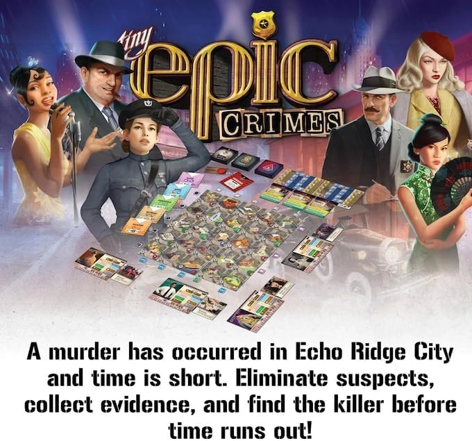 Tiny Epic Crimes + Tiny Epic Crimes: Kingpins + Bottle Opener (French)