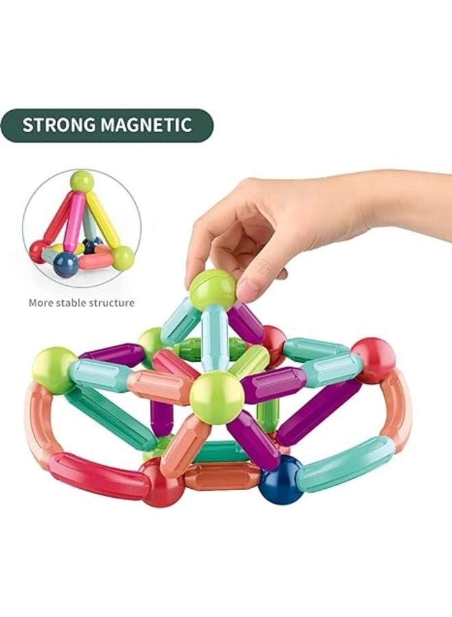 Magnetic Building Blocks - 60 pcs
