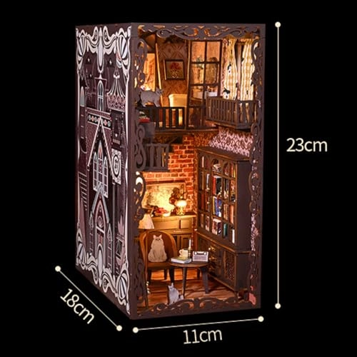 Book Nook Kit - 3D DIY Miniature Garden House