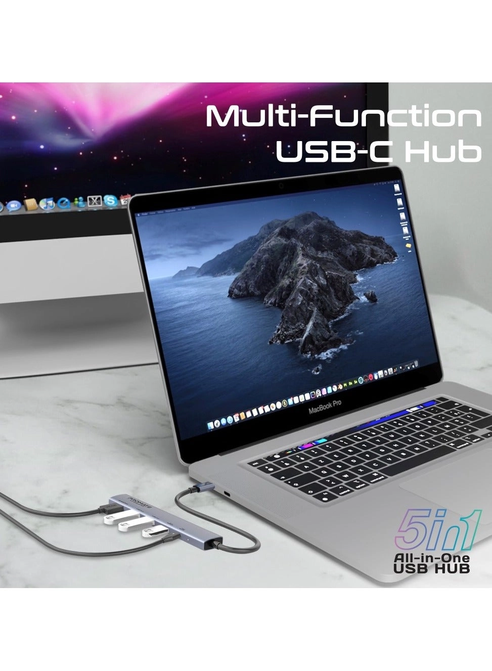 LinkHub-5X - 100W 5Gbps 4K@60Hz