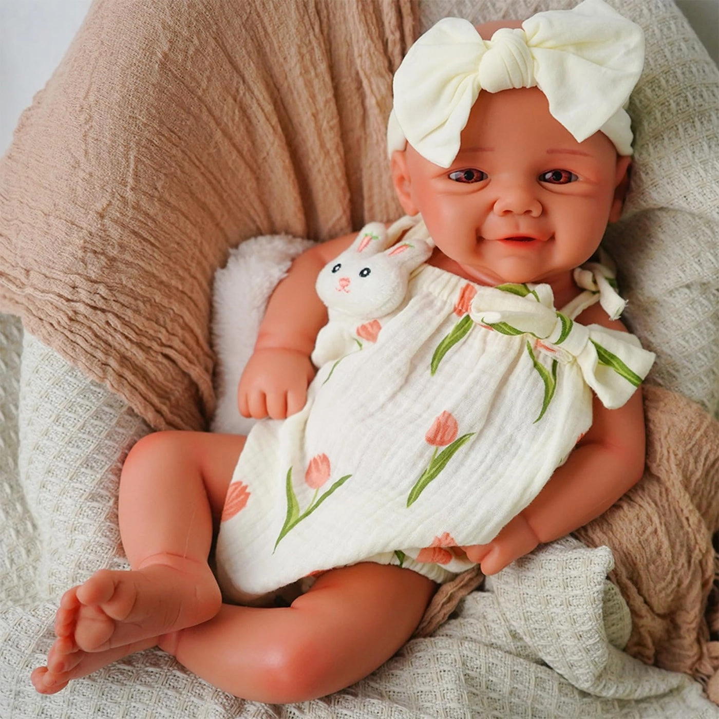 Reborn Baby Doll - 43cm Silicone Sleeping