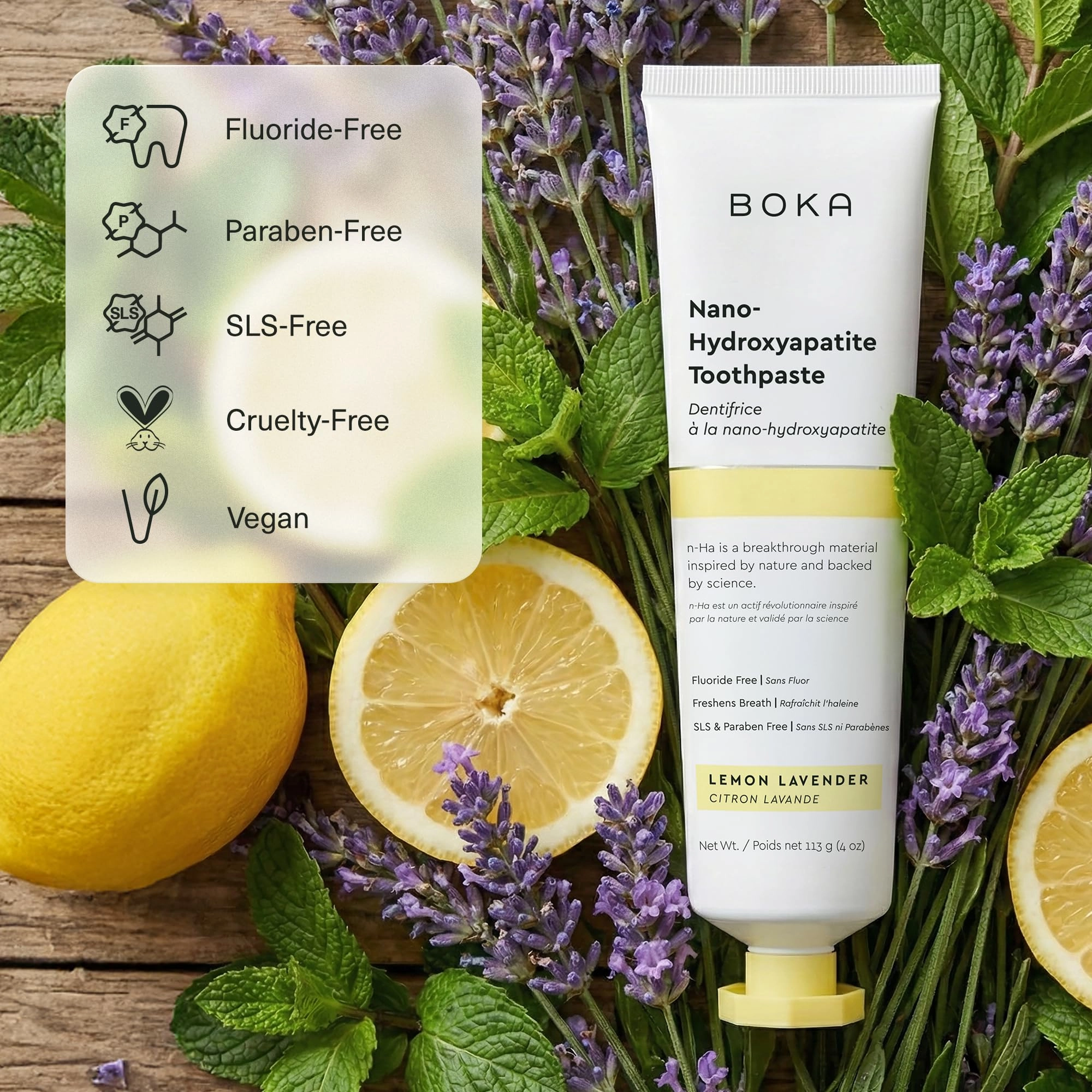 Nano Hydroxyapatite Lemon Lavender Toothpaste Adult 355.01 ml