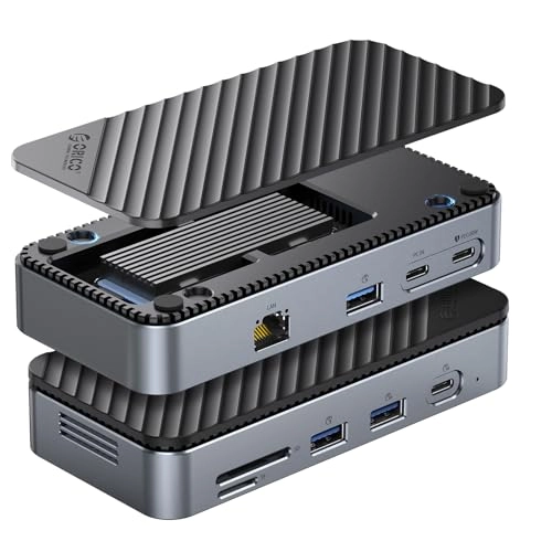 MiniLink - Mac mini M4 Aluminium USB C Hub SSD Housing for M.2 NVMe/SATA