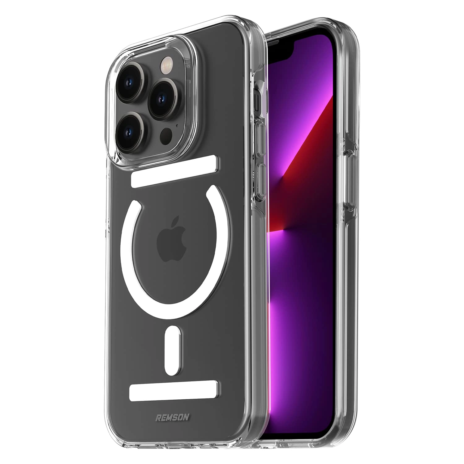 REMSON Mag-X Clear Case with MagSafe for iPhone 13 Pro Max