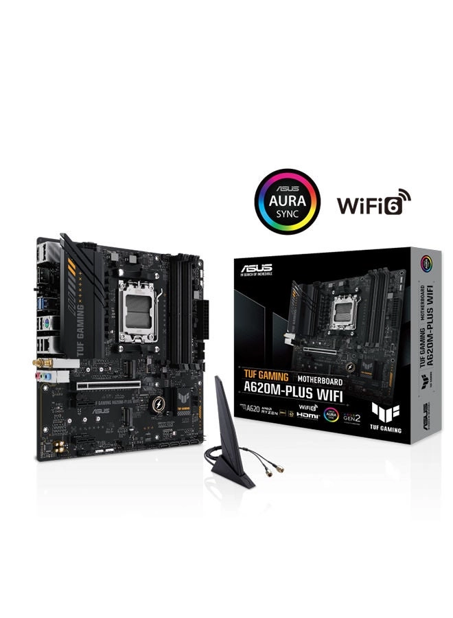 ASUS TUF Gaming A620M-PLUS - AM5 Wireless 128 GB