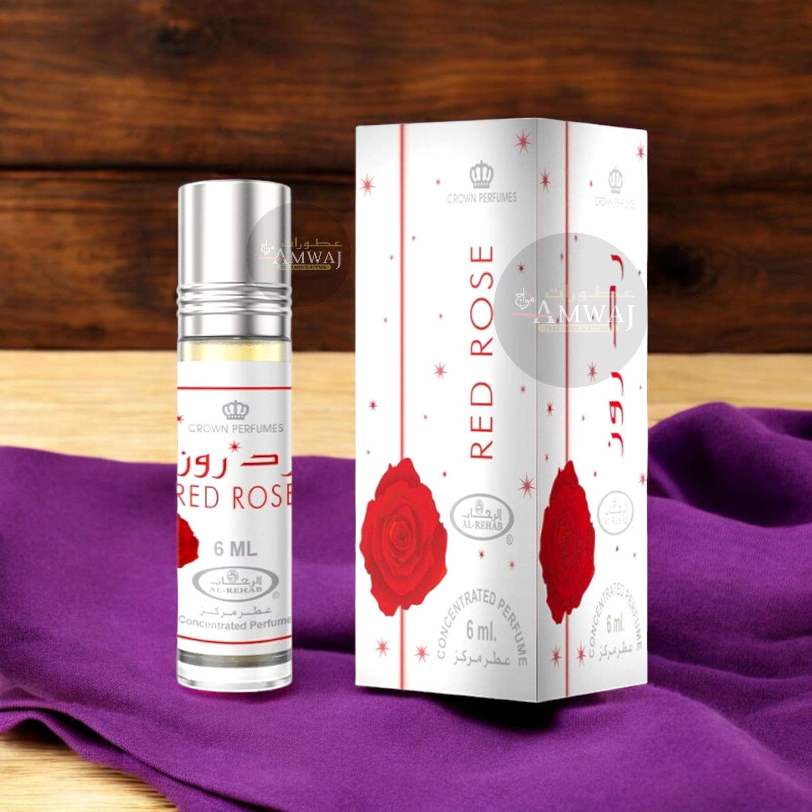 Al Rehab Red Rose Eau de Parfum - 6ml