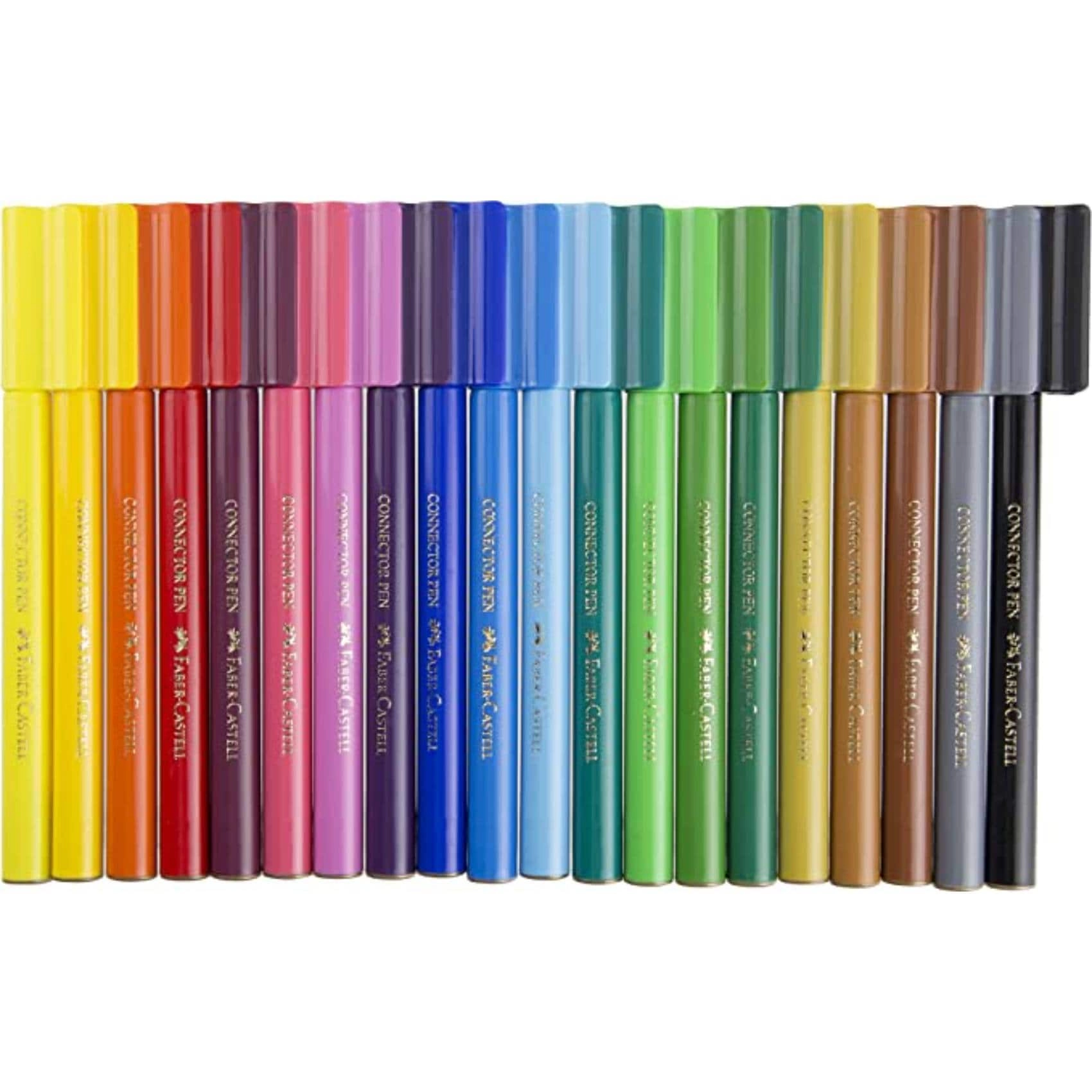 Connector Felt Tip Pens - 20 piece(s) 20 colours