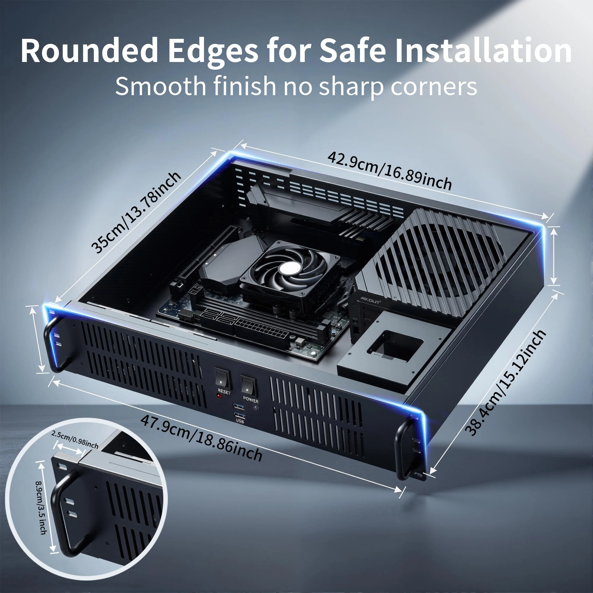 2U Rackmount Chassis - Micro-ATX