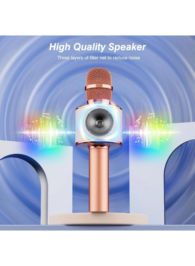 Karaoke Microphone Q78 - Bluetooth Disco Lights Echo Effect