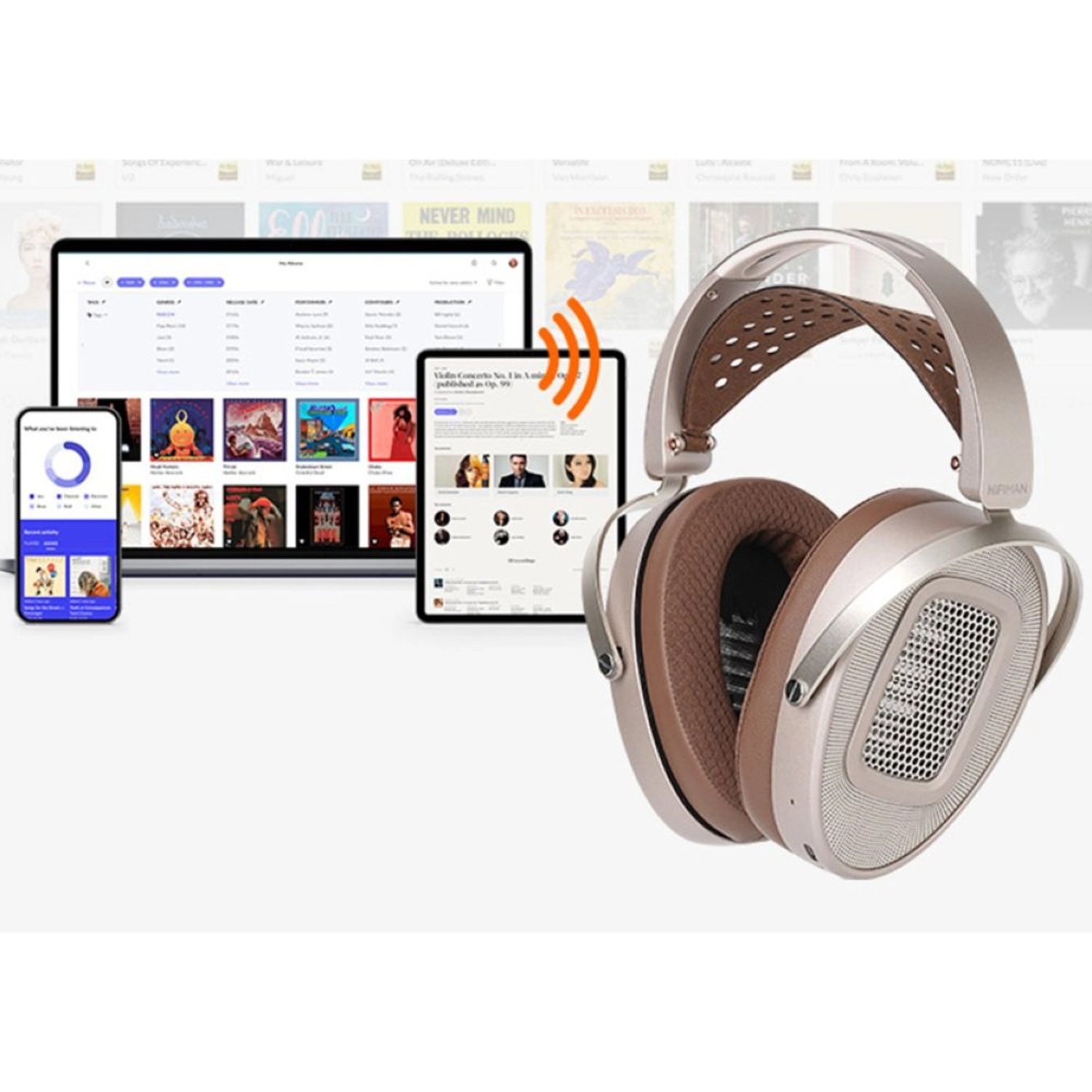 HE1000 WIFI Wireless Headphone