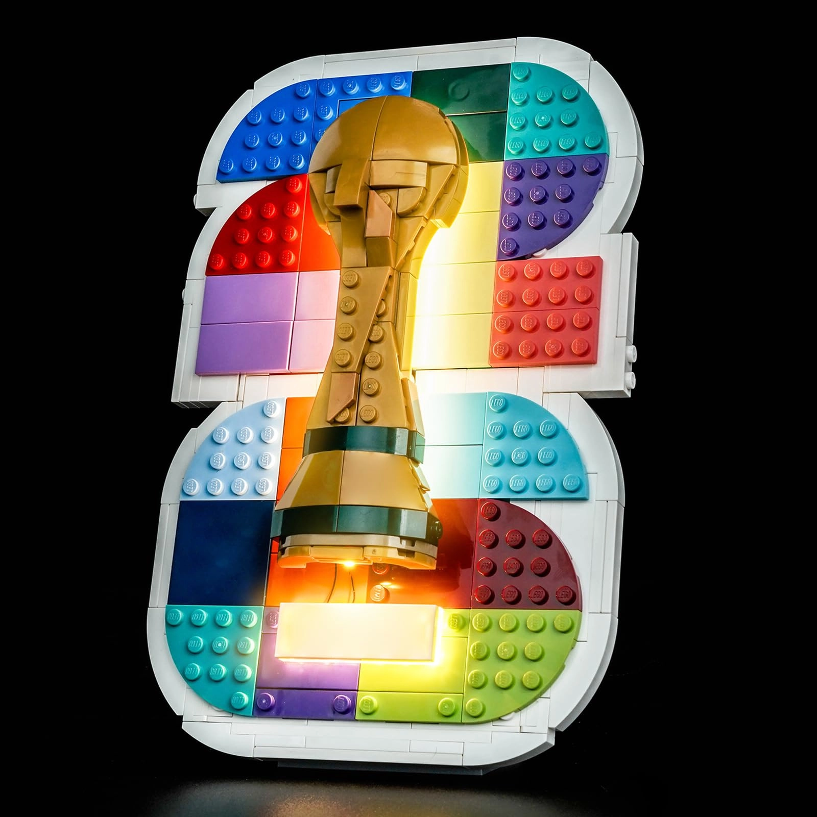 LocoLee Light kit Compatible with Lego 43032 FIFA World Cup 2026 Official Emblem