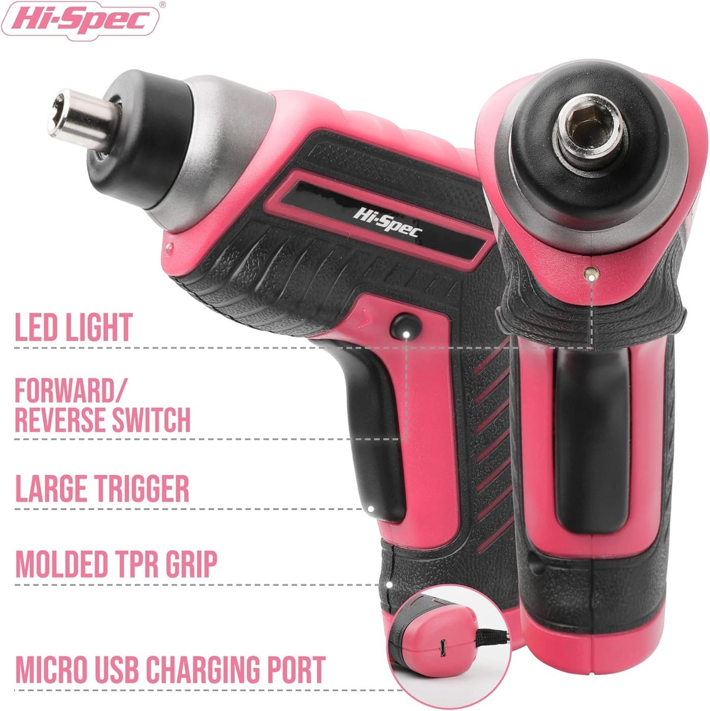 Electric Power Screwdriver - 1500 Milliamp Hours