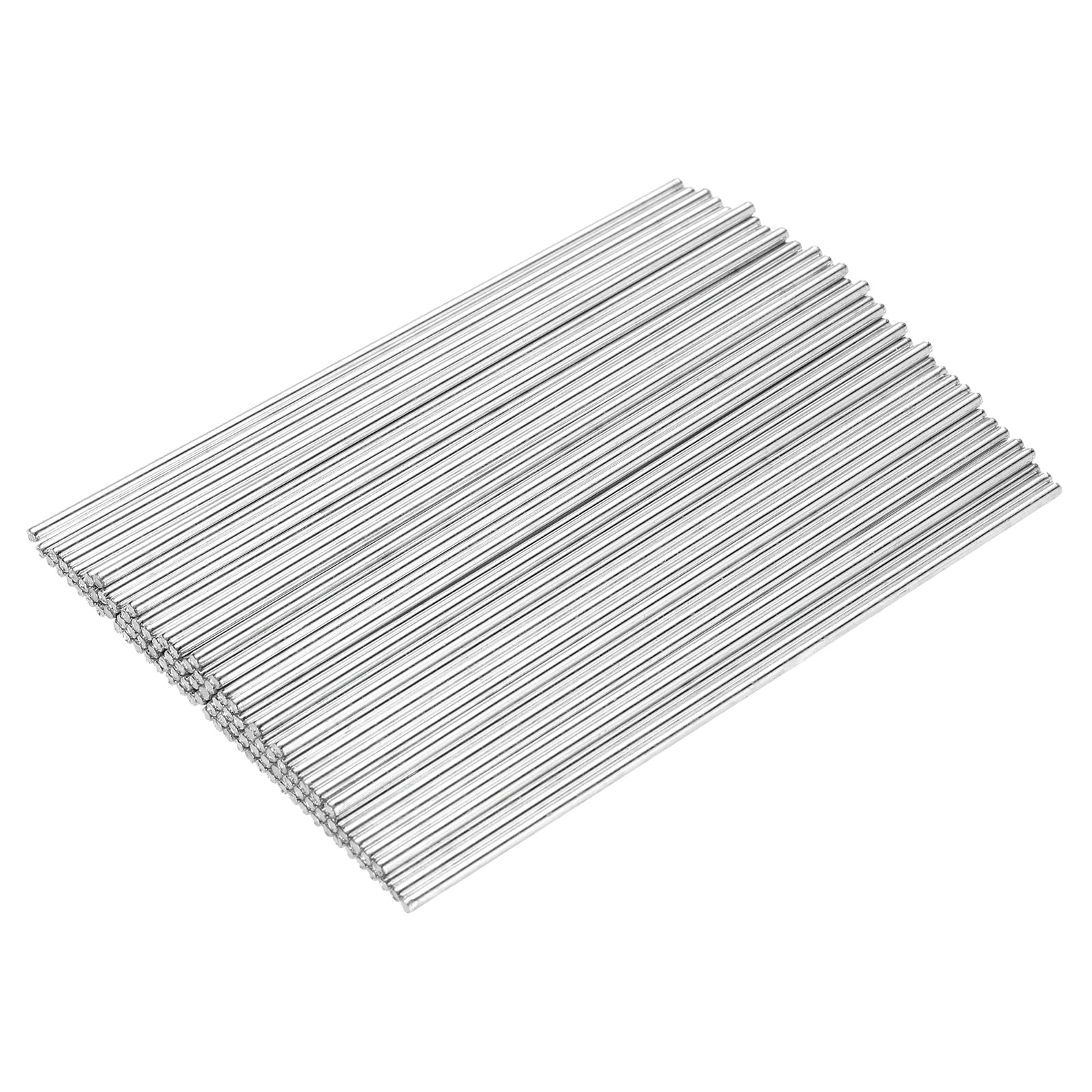 SourcingMap Round Rod Axles - 2x100mm 100pcs Iron