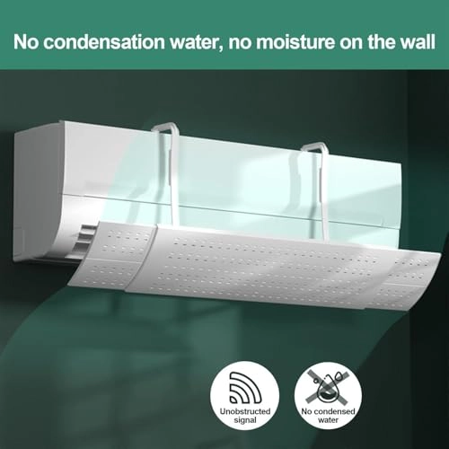 Air Conditioner Deflector - White Universal Adjustable Vent