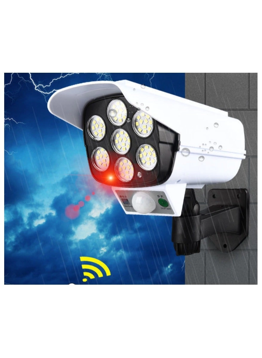 Remote Solar Motion Sensor Lamp - walls fences posts