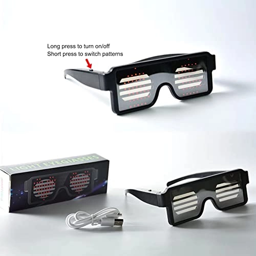 LED Light Glasses - Blue