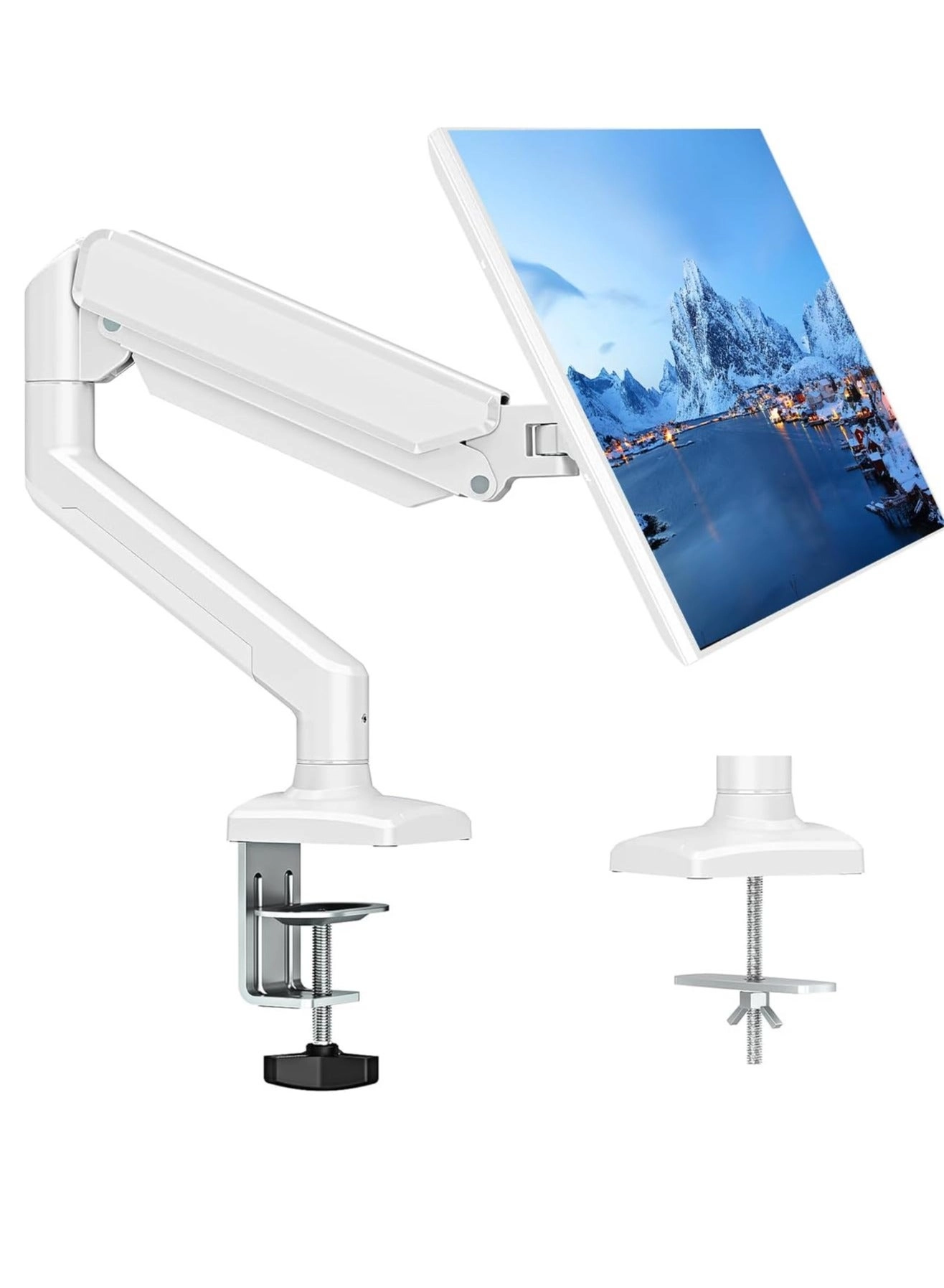 Monitor Desk Mount Single Arm Stand - 13 to 32 Inch 75x75mm or 100x100mm