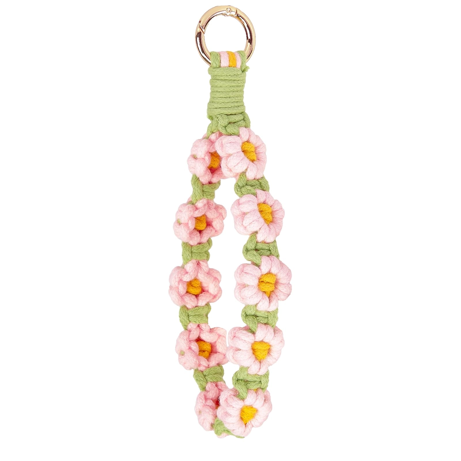 Boho Macrame Keychain - Car