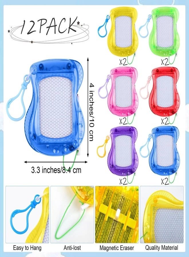 Mini Magnetic Drawing Board - 12 Pieces