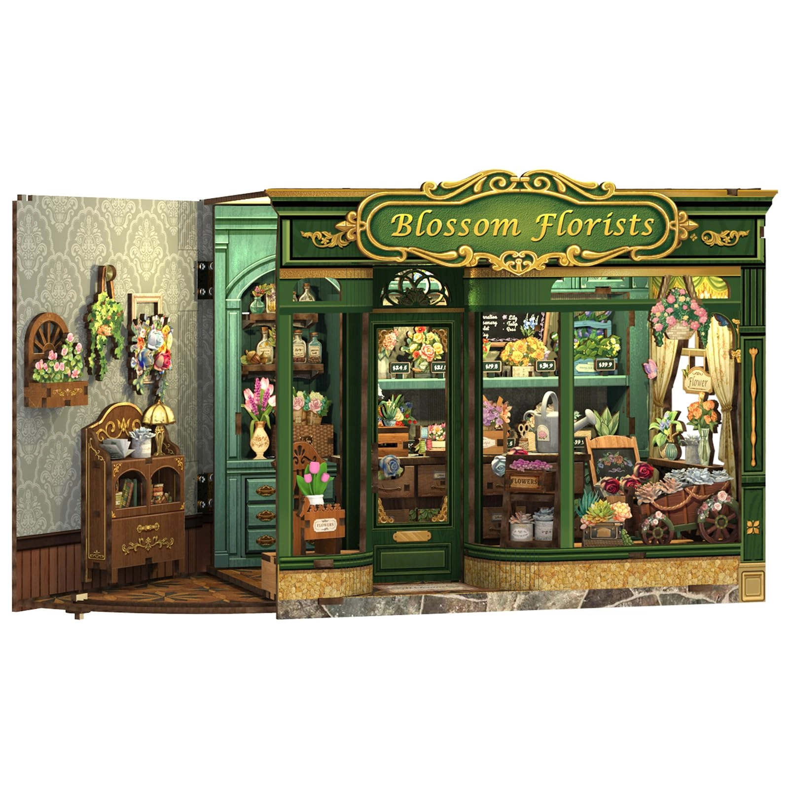 Cutefun Book Nook Kit - Blossom Florists