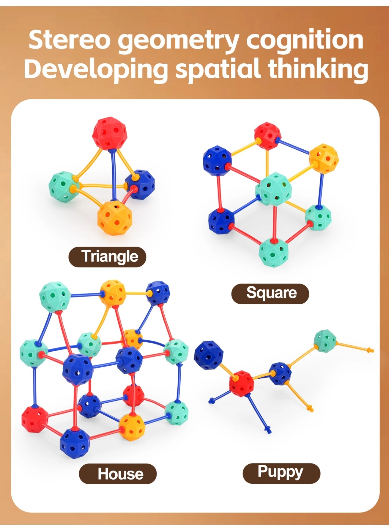 STEM Learning Toys Engineering - 3 years+ 150 pieces