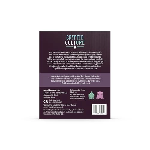 Twisted Cryptids: Cryptid Culture Expansion Pack