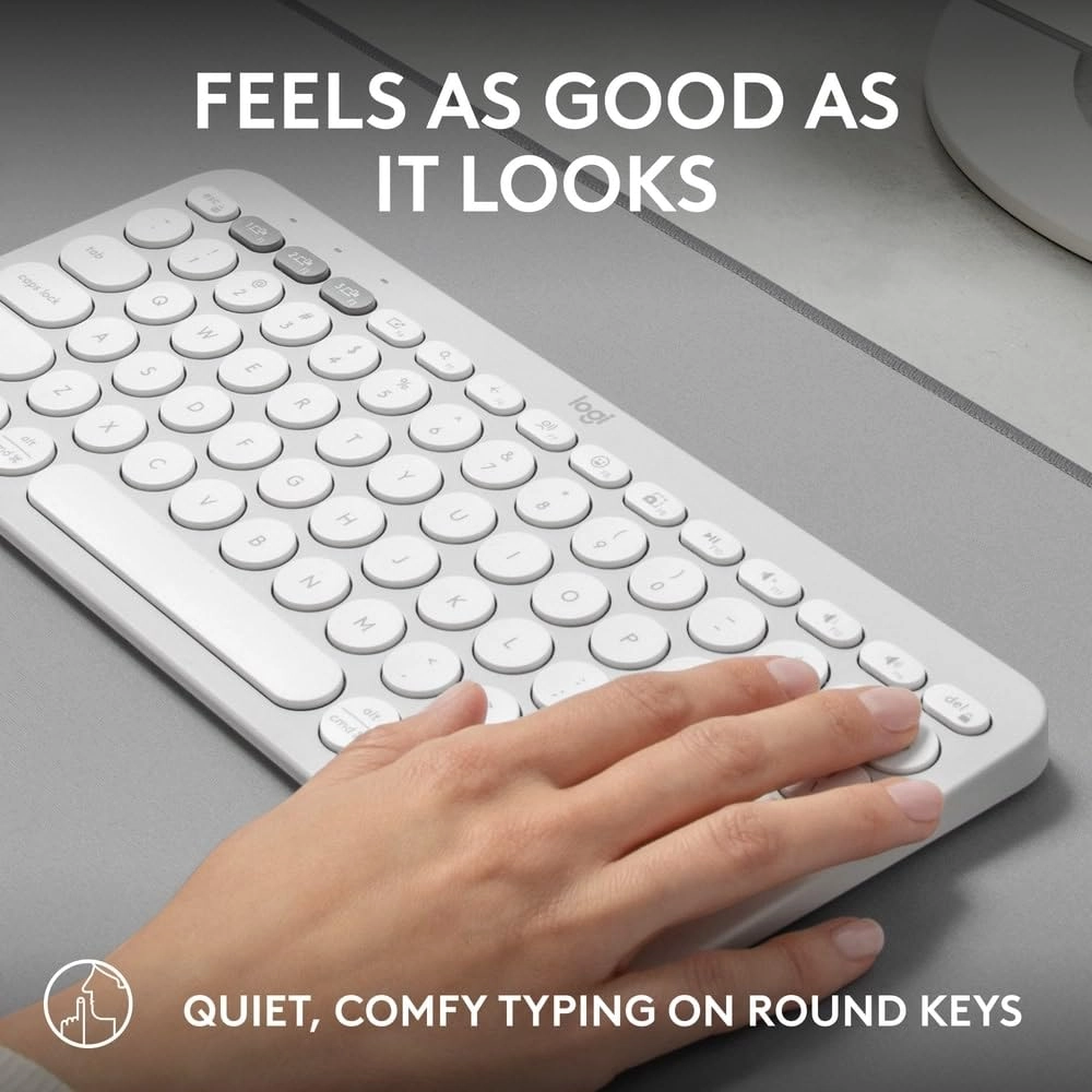 Pebble Keys 2 K380s - QWERTY Wireless