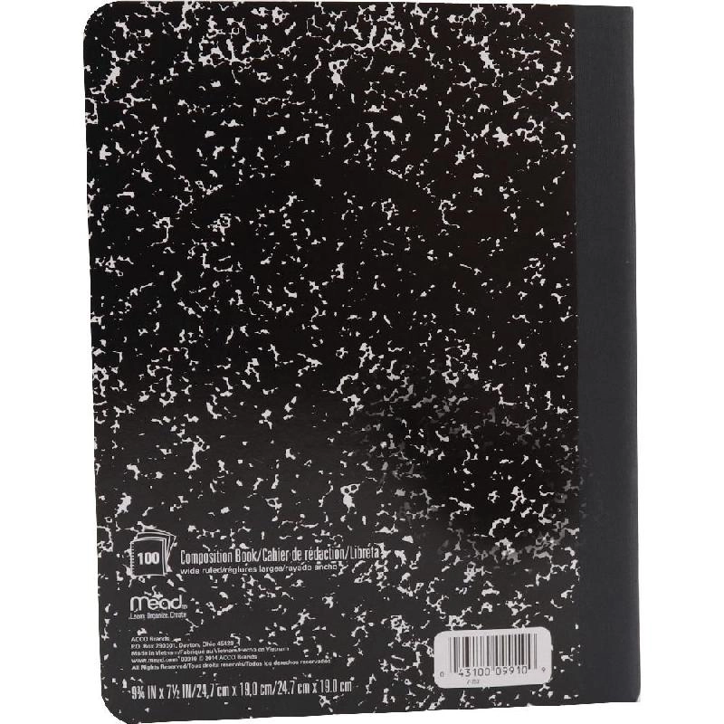 Composition Notebook 7.5 X 9.75 in Softcover - Lined 100 Sheets