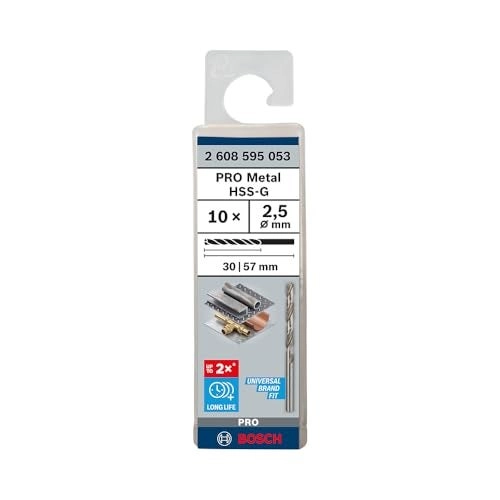 HSS Metal Drill Bit - HSS-Co Cobalt alloy 2.5 mm