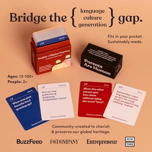 Bilingual Conversation Cards - 13 years and up 70 pieces