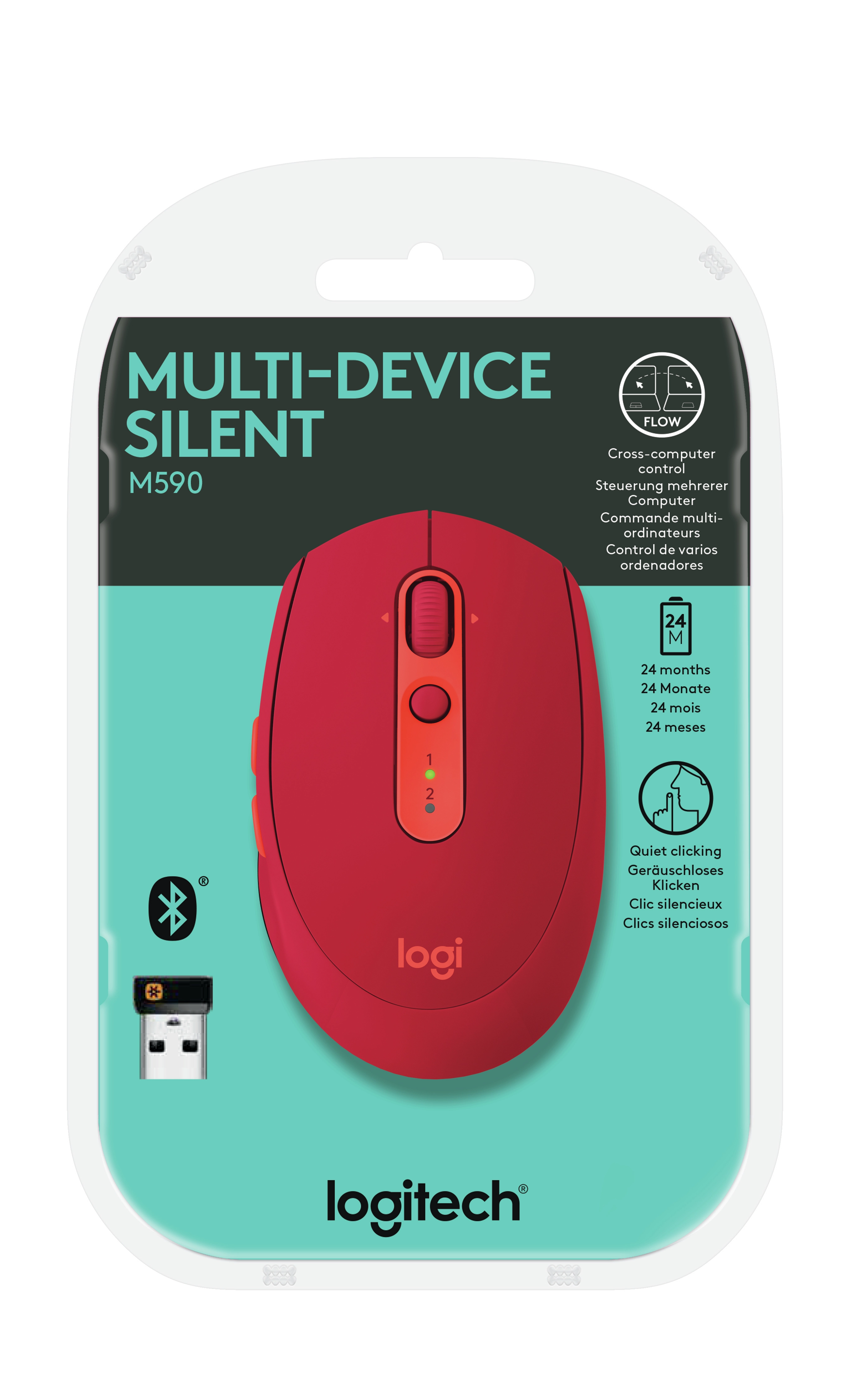 M590 Multi-Device Silent Mouse - Wireless