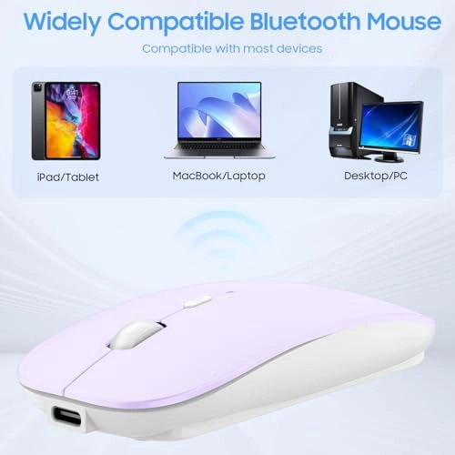 Rechargeable Silent Mouse - Bluetooth