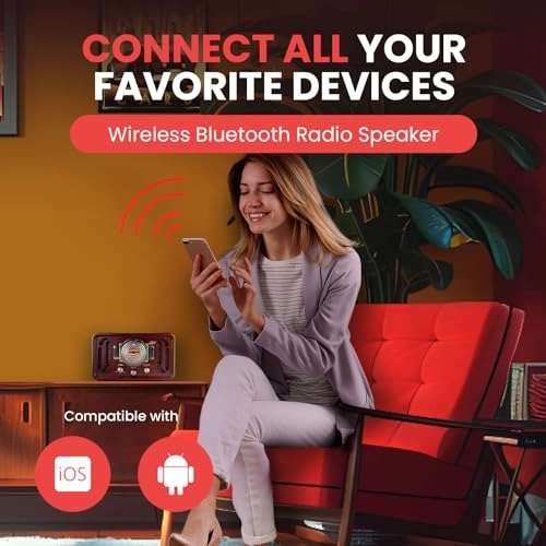 PUNP34BT - Retro Wireless Bluetooth Radio