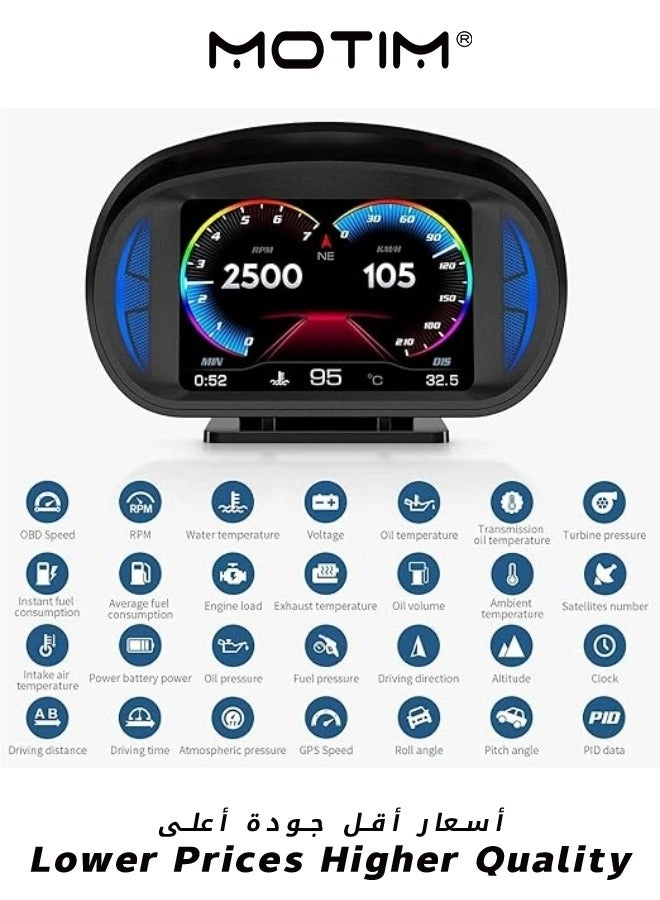 Head Up Display - High Definition Digital GPS Speedometer