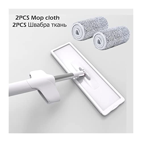 Handheld Steam Mop - White 4pcs Rag M