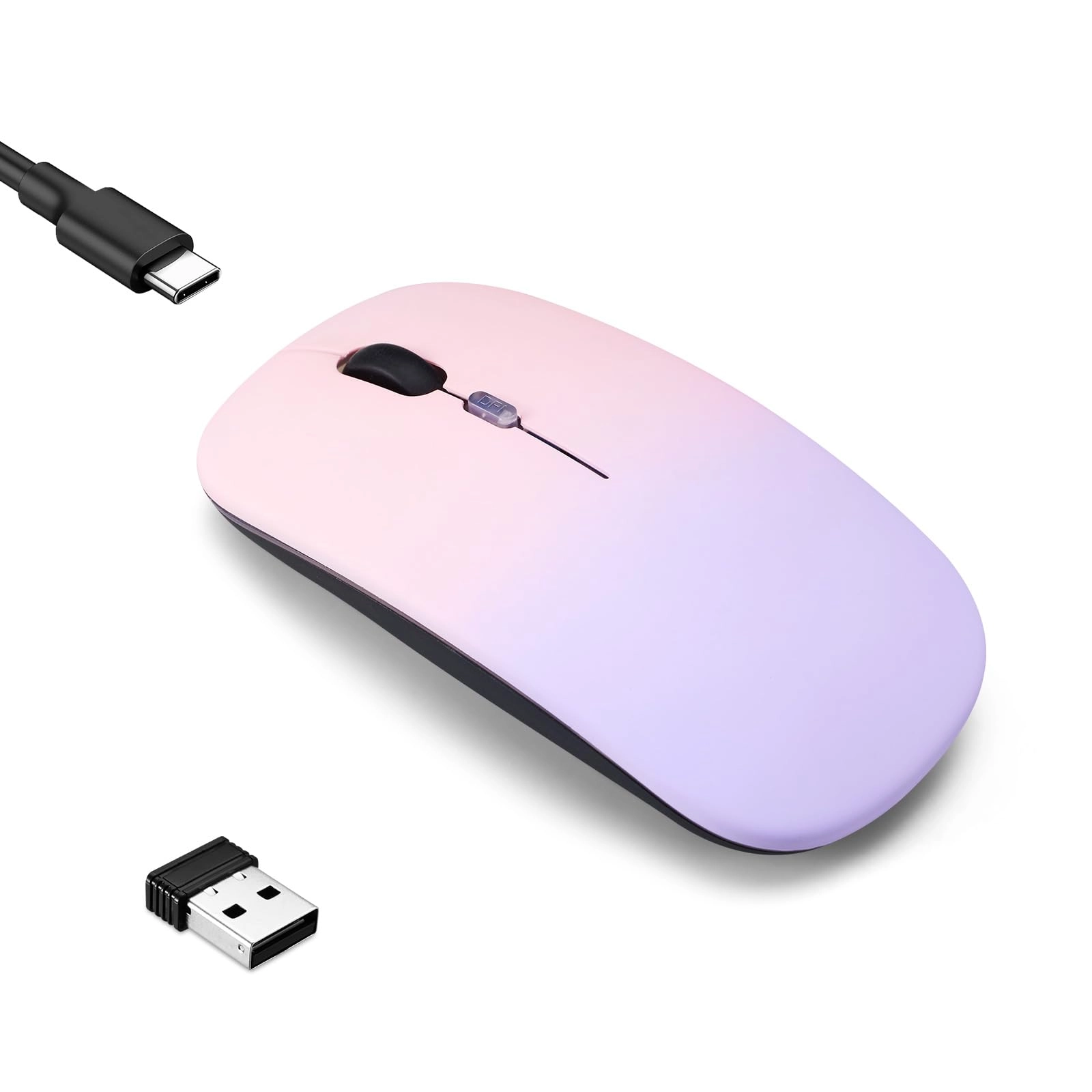 Gradient Color Bluetooth Mouse - Wireless
