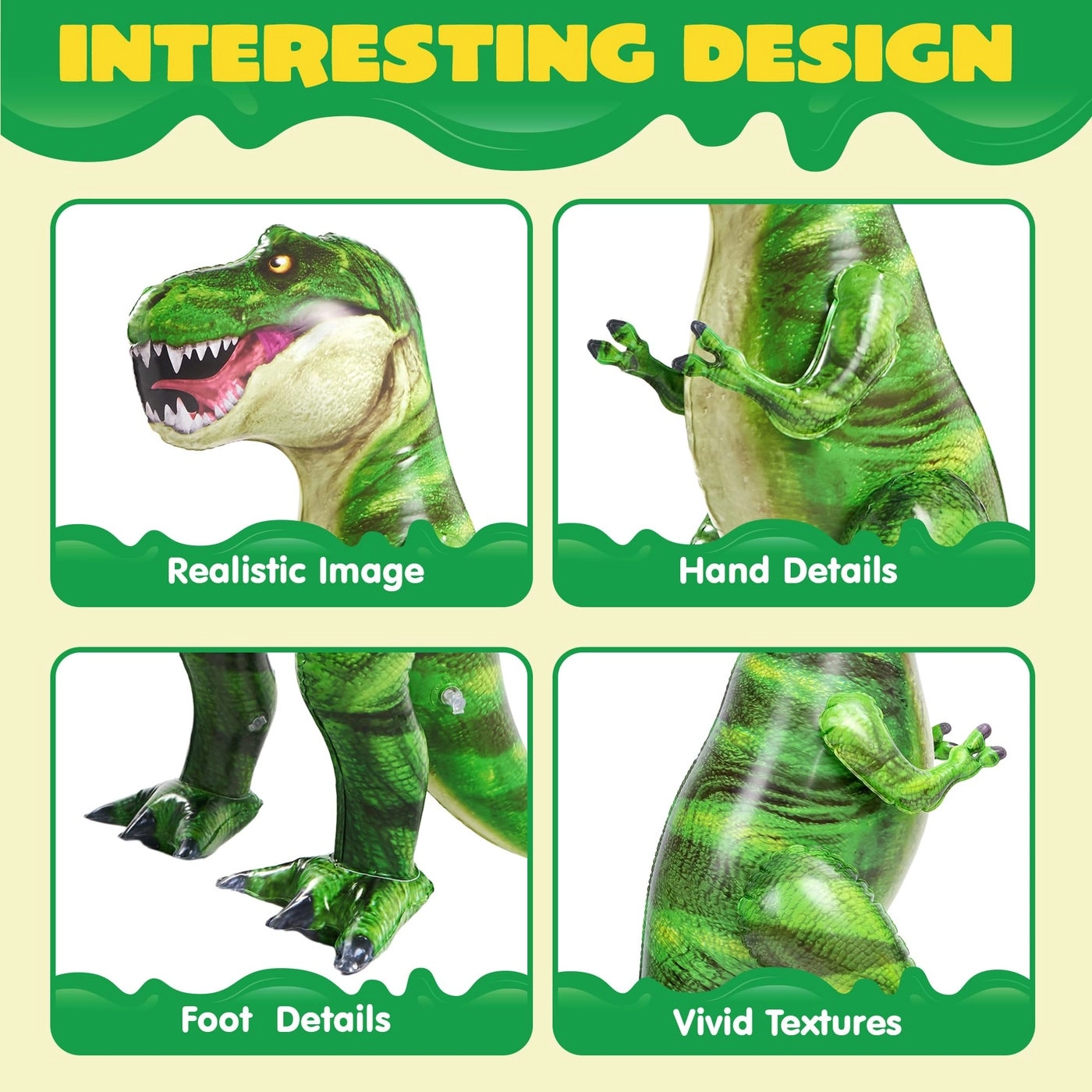 T-Rex Dinosaur Inflatable - 37”