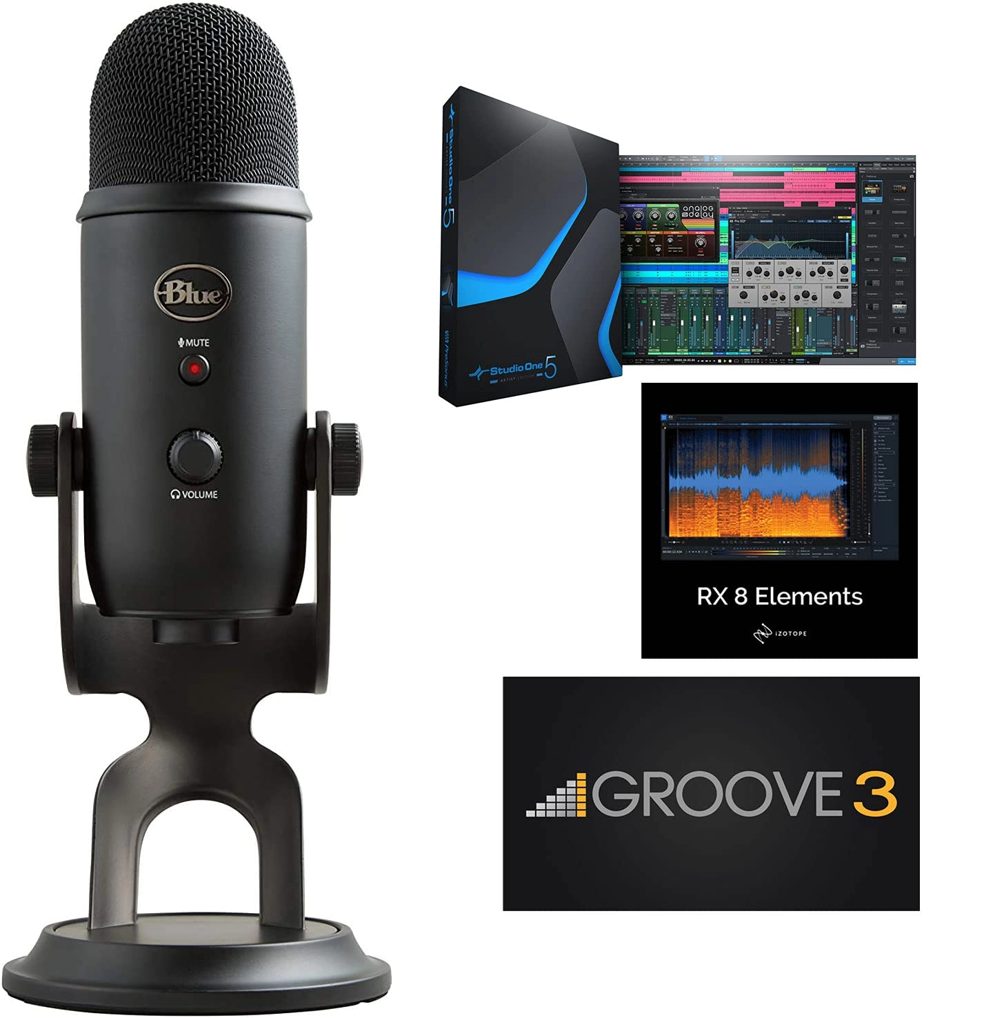 Blue Yeti USB Microphone Bundle