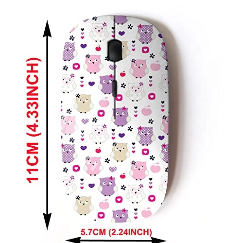 2.4G Cute Pattern Mouse - USB