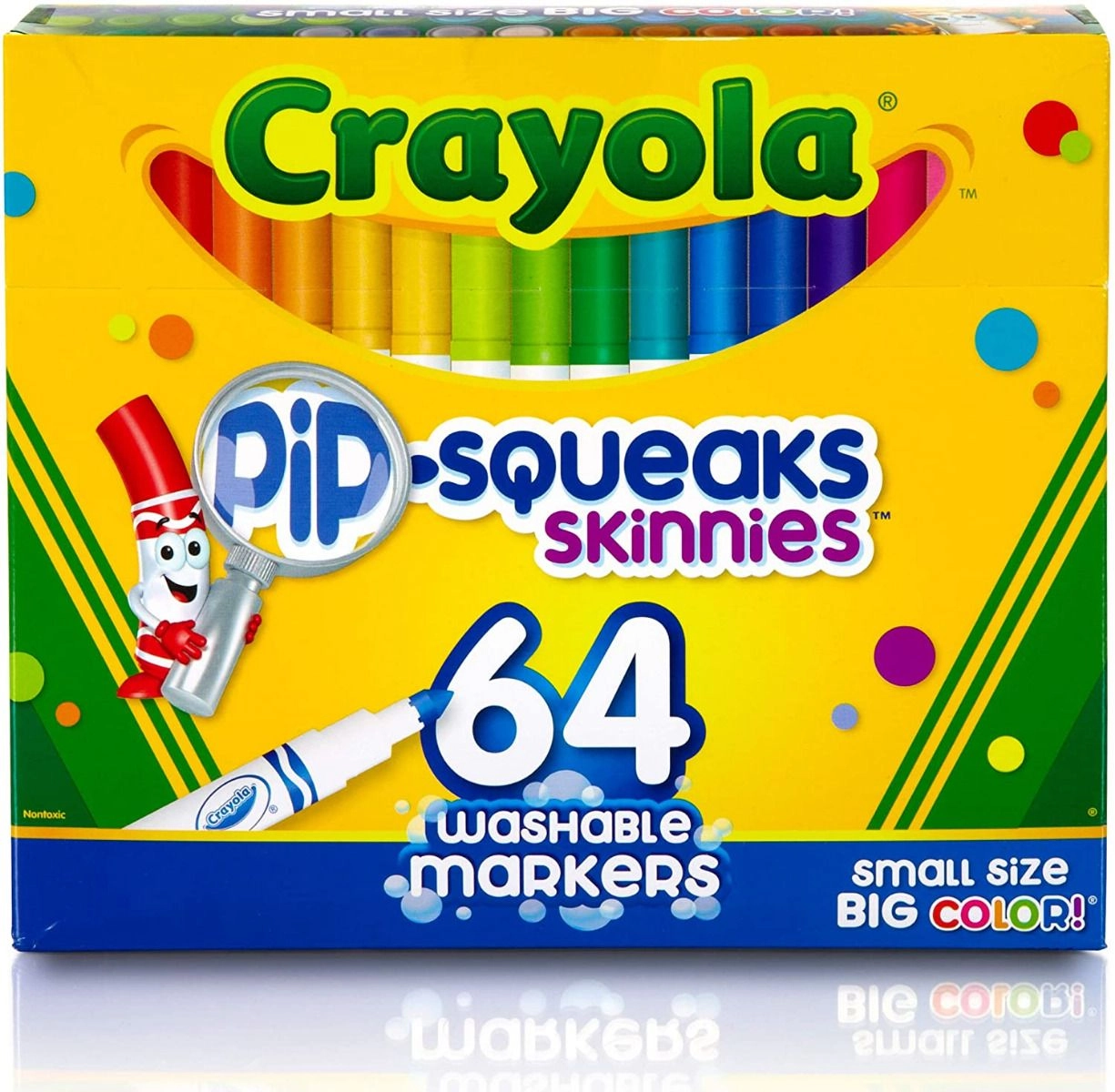 Crayola Pip Squeaks Skinnies - 64 Multi Colour