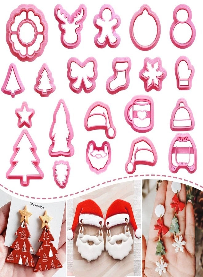 Polymer Clay Cutters - Christmas 21 Shapes for Earrings